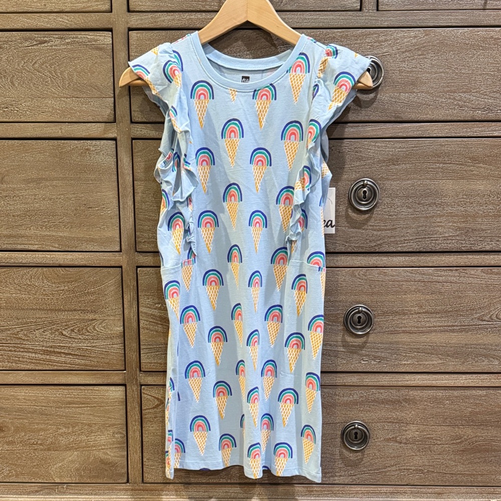 Tea Collection Flutter Sleeve Dress